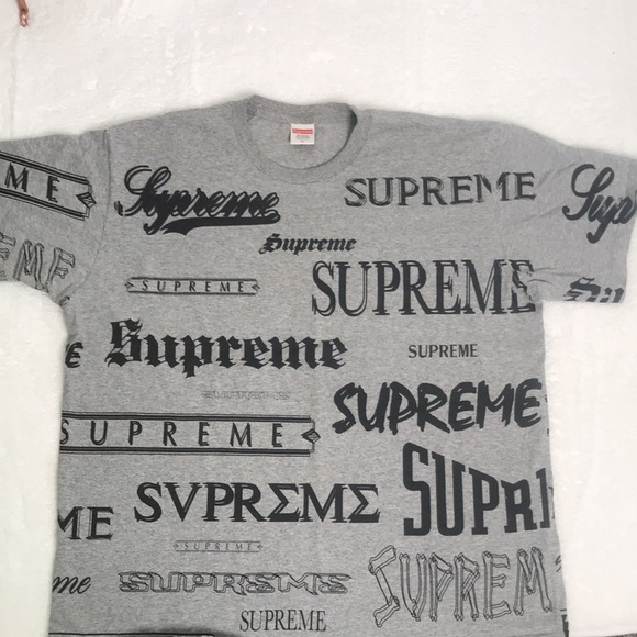 🎉Host Pick🎉 Supreme Mens Multi Logo Tee - Picture 2 of 4